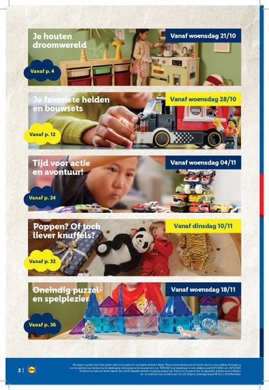 Folder Lidl - Lidl - Speelgoedboekje van 21/10 tot 24/11 - side 2
