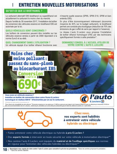 Catalogue E.Leclerc - E.Leclerc - L'auto valable dès le 12/05 au 27/03 - page 10