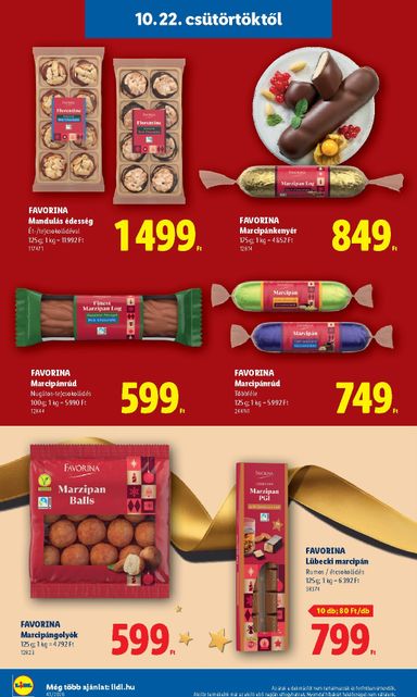 Akciós újság Lidl - Lidl - Favorina érvényes 10.22.-tól 12.24.-ig - 6 oldal