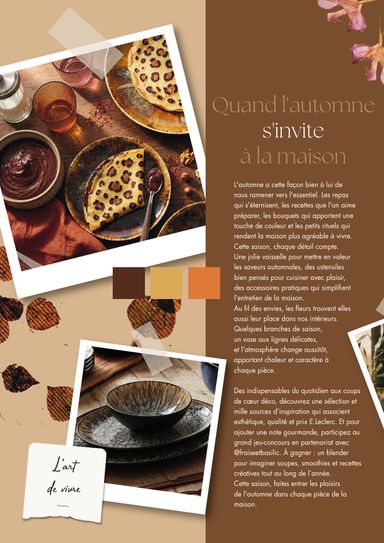 Catalogue E.Leclerc - E.Leclerc - La table d'automne valable dès le 01/09 au 29/11 - page 2