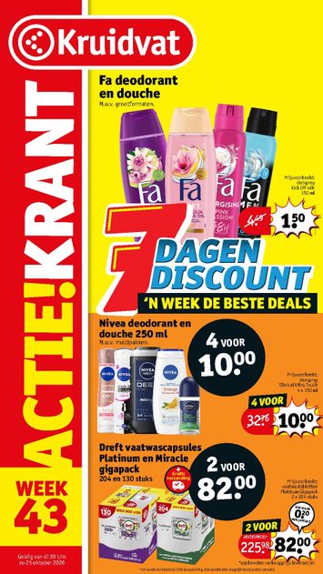 Folder Kruidvat - Kruidvat van 20-10 tot 25-10 - side 1