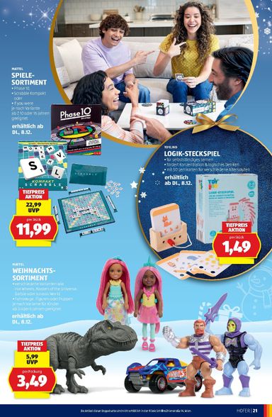 Leták Hofer Rakúsko - Hofer Rakúsko - Unser Weihnachtskatalog od 30.10. do 31.12. - strana 21