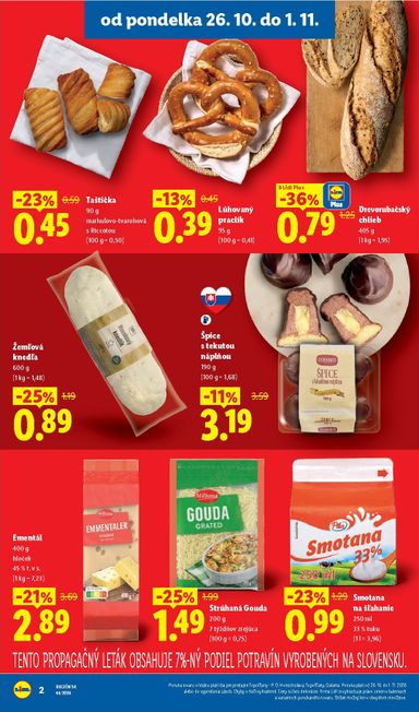 Leták Lidl - Lidl - Ešte viac extra akcií od 26.10. do 01.11. - strana 2