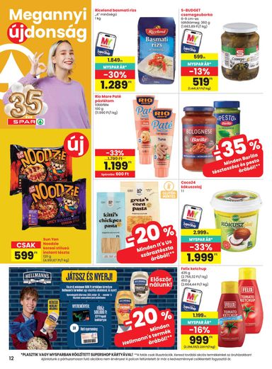 Akciós újság Spar - SPAR érvényes 10.29.-tól 11.04.-ig - 12 oldal