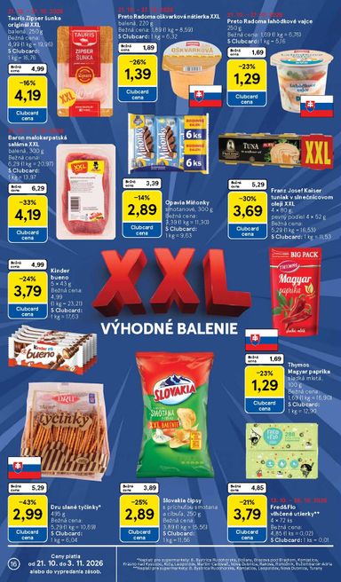 Leták Tesco - Tesco supermarket od 21.10. do 27.10. - strana 16