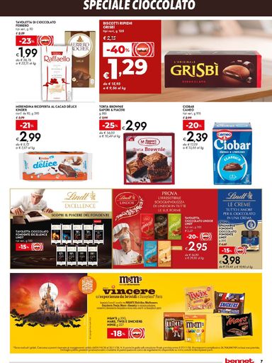 Volantino Bennet - Bennet - Cioccolato, che bontà valido dal 29/10 al 11/11 - pagina 7