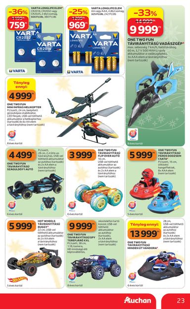 Akciós újság Auchan - Auchan Hipermarket érvényes 10.22.-tól 11.25.-ig - 23 oldal