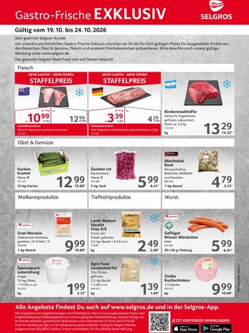 Prospekt Selgros - Selgros - Gastro Angebote gültig ab 19.10. bis 24.10. - seite 1