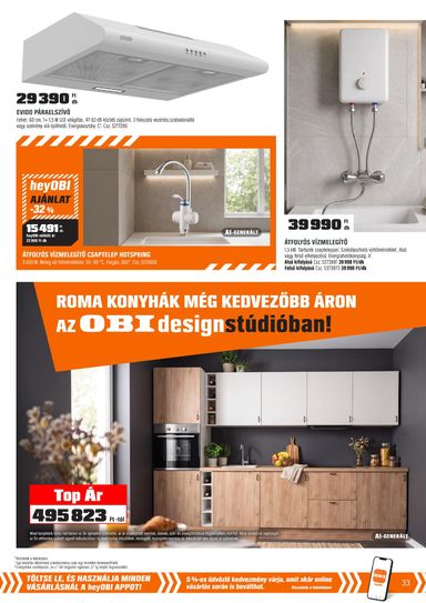 Akciós újság OBI - OBI érvényes 09.29.-tól 11.02.-ig - 33 oldal