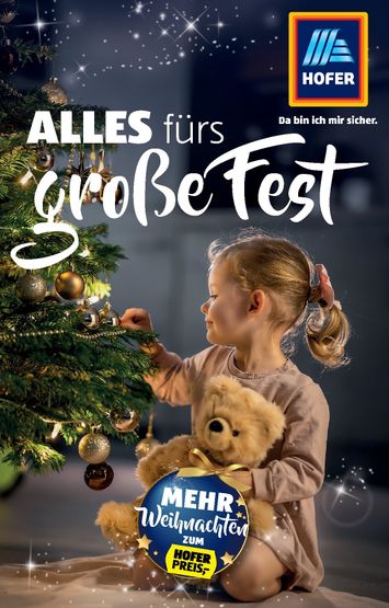 Leták Hofer Rakúsko - Hofer Rakúsko - Unser Weihnachtskatalog od 30.10. do 31.12. - strana 1