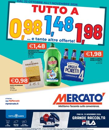 Volantino Mercatò - Mercatò valido dal 22/10 al 01/11 - pagina 1