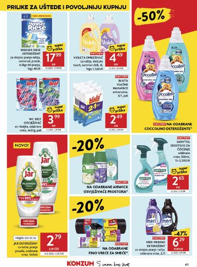 Katalog Konzum - Konzum vrijedi od 14.10. do 20.10. - stranica 41