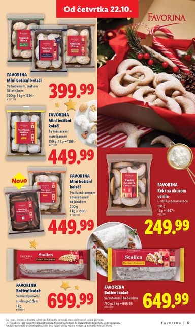 Katalog Lidl - Lidl - Favorina od 22.10 do 31.12 - strana 5
