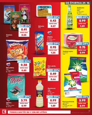 Leták Kaufland - Kaufland od 29.10. do 04.11. - strana 39