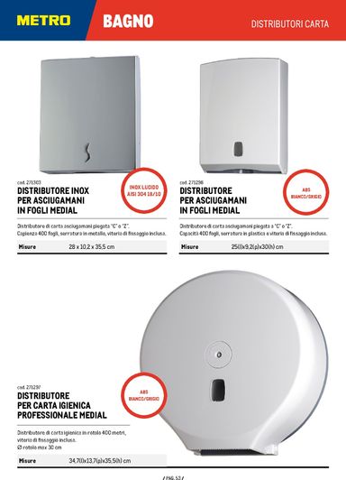 Volantino METRO - Metro - Catalogo Detergenza valido dal 04/06 al 04/06 - pagina 53