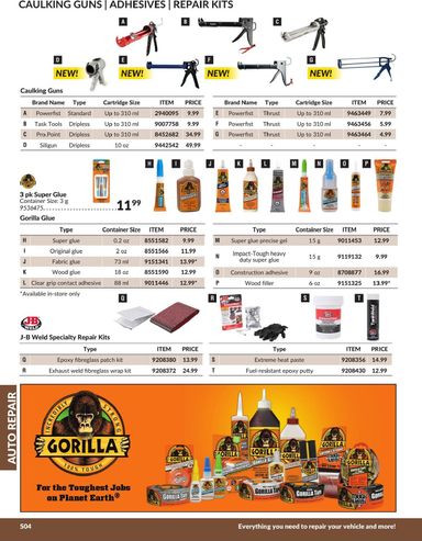 Flyer Princess Auto - Princess Auto - Auto Repair valid since 04-21 until 12-31 - page 39