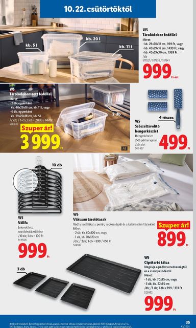Akciós újság Lidl - Lidl érvényes 10.22.-tól 10.28.-ig - 35 oldal
