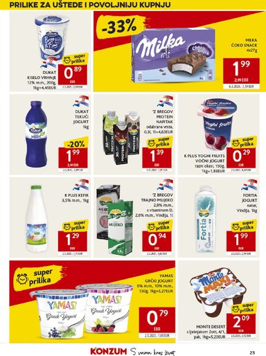 Katalog Konzum - Konzum vrijedi od 21.10. do 27.10. - stranica 23