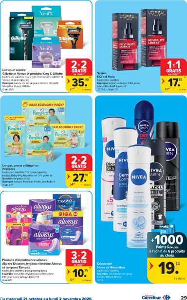 Folder Carrefour - Carrefour Hypermarchés van 21/10 tot 02/11 - side 29