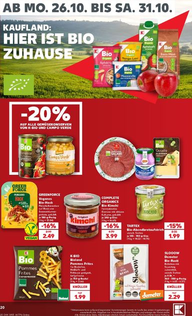 Prospekt Kaufland - Kaufland gültig ab 26.10. bis 31.10. - seite 20