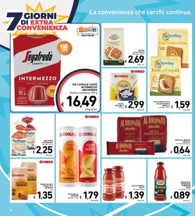 Volantino Spazio Conad - Spazio Conad - 7 giorni di extra convenienza valido dal 27/10 al 02/11 - pagina 4