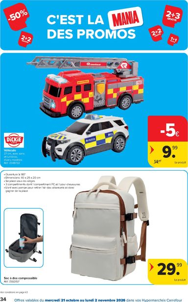 Folder Carrefour - Carrefour Hypermarchés van 21/10 tot 02/11 - side 34