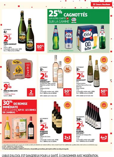 Catalogue Auchan - Auchan - 25 jours valable dès le 27/10 au 01/11 - page 37