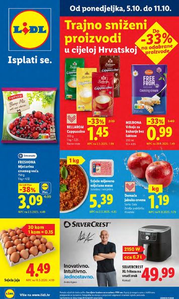 Katalog Lidl - Lidl vrijedi od 05.10. do 11.10. - stranica 1