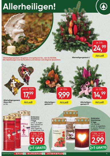 SPAR-Flugblatt - SPAR gültig ab 22.10. bis 04.11. - seite 15