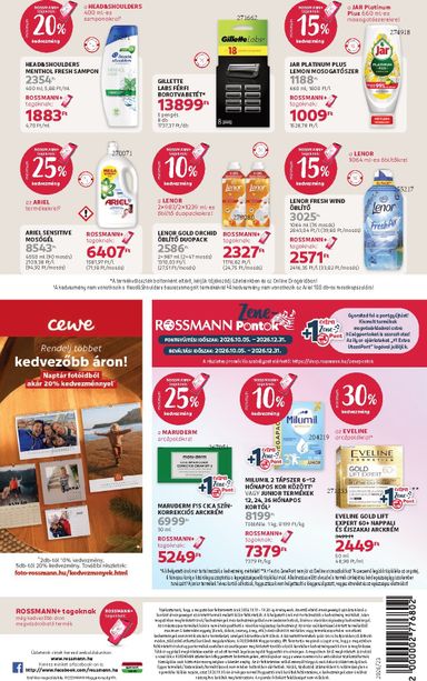 Akciós újság Rossmann - Rossmann érvényes 10.19.-tól 10.30.-ig - 24 oldal
