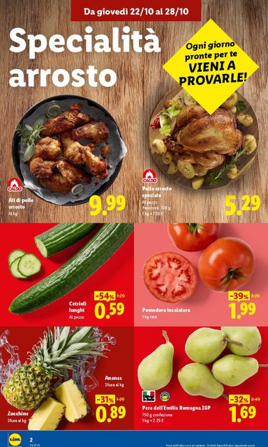 Volantino Lidl - Lidl - Nuova apertura Trieste valido dal 22/10 al 28/10 - pagina 2