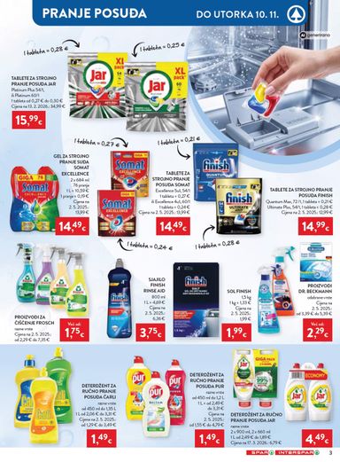 Katalog SPAR - SPAR - Svježina, njega i sjaj u svakom kutku vrijedi od 21.10. do 10.11. - stranica 3