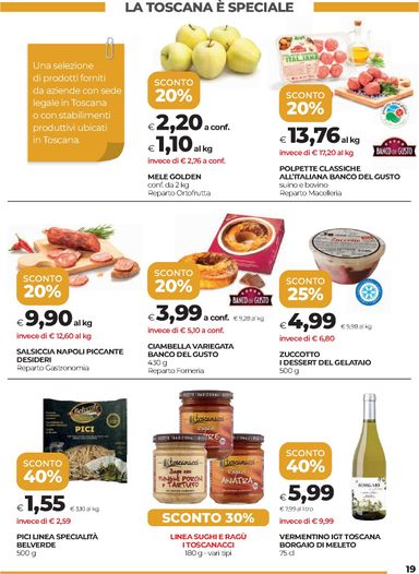 Volantino Coop Firenze - Coop Firenze - Il tuo supermercato valido dal 22/10 al 04/11 - pagina 19
