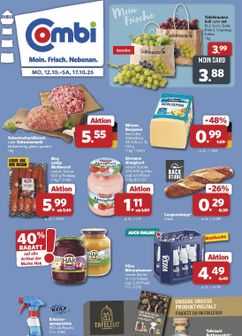 Combi-Prospekt von Montag 12.10.