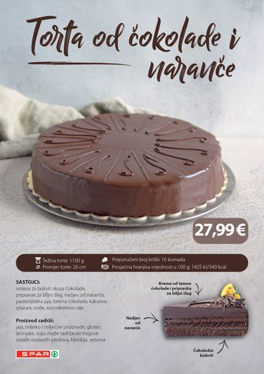 Katalog INTERSPAR - Interspar - Torte vrijedi od 10.08. do 31.12. - stranica 20