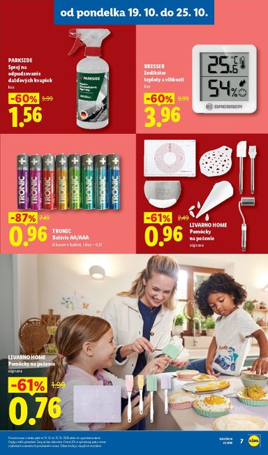 Leták Lidl - Lidl - Ešte viac extra akcií od 19.10. do 25.10. - strana 7