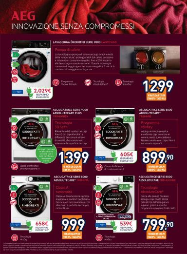 Volantino Unieuro - Unieuro - Speciale Asciugatura valido dal 16/10 al 01/11 - pagina 3