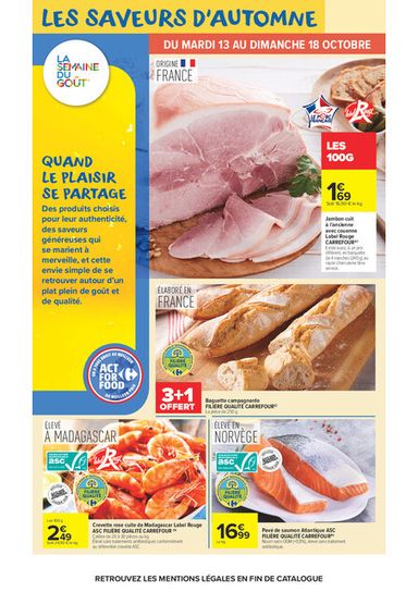 Catalogue Carrefour Market - Carrefour Market - Au Cœur du Goût valable dès le 13/10 au 25/10 - page 6