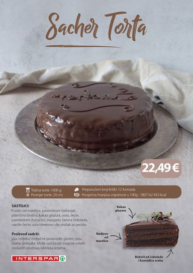 Katalog SPAR - SPAR - Torte vrijedi od 19.01. do 31.12. - stranica 19