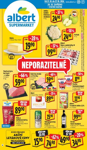 Leták Albert - Albert Supermarket od 21.10. do 27.10. - strana 1