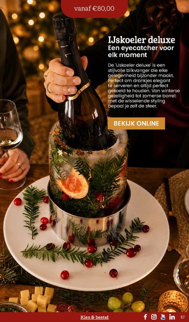 Folder Makro - Makro - Kerstpaketten catalogus van 20-10 tot 31-12 - side 57