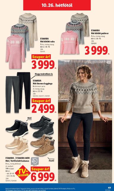 Akciós újság Lidl - Lidl érvényes 10.22.-tól 10.28.-ig - 49 oldal