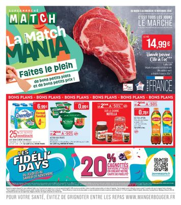Catalogue Match - Match valable dès le 03/11 au 15/11 - page 1