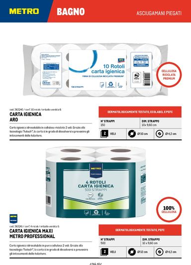 Volantino METRO - Metro - Catalogo Detergenza valido dal 04/06 al 04/06 - pagina 48