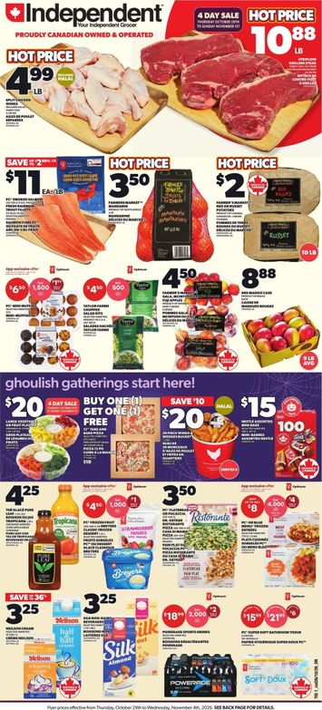 Flyer Independent Grocer - Independent Grocer valid since 10-29 until 11-04 - page 1