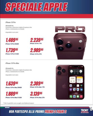 Volantino Trony - Trony - Prendi 3 paghi 2! valido dal 29/10 al 23/11 - pagina 33