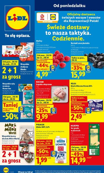 Gazetka Lidl - Lidl od 26.10. do 31.10. - strona 1