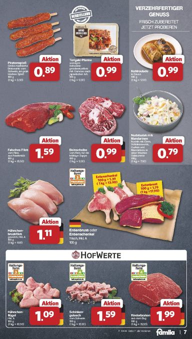 Prospekt Famila Nordwest - Famila Nordwest gültig ab 26.10. bis 30.10. - seite 7