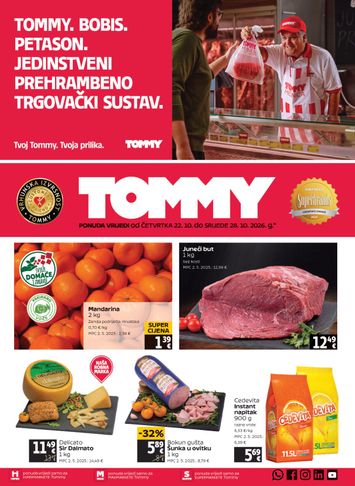 Katalog Tommy - Tommy vrijedi od 22.10. do 28.10. - stranica 1