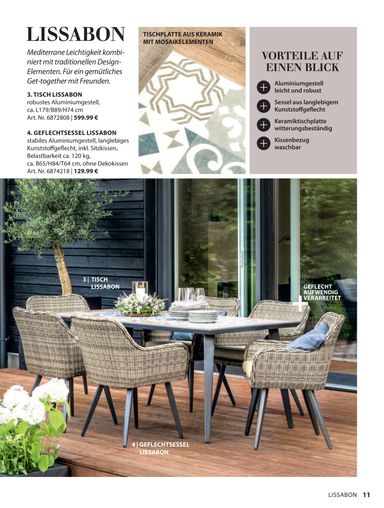 Prospekt Dehner - Dehner - Gartenmöbel Trends gültig ab 02.03. bis 31.10. - seite 11